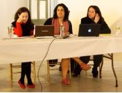 University of Toronto faculty and residents (left to right), Lori Wasserman, Chetana Kullkarni , Alpna Munthi discuss the Toronto Addis Ababa Psychiatry Project