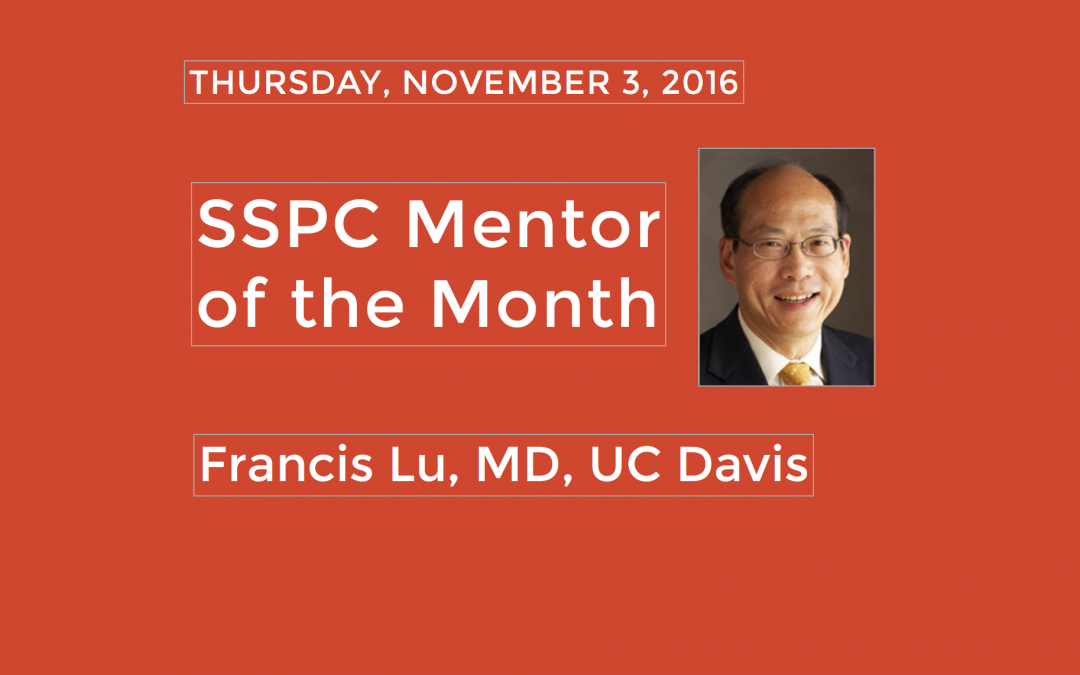 Mentor of the Month / Francis Lu (November 3, 2016)